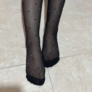 جورابشلواری خال ریز شاین دار کد ۴۵۳